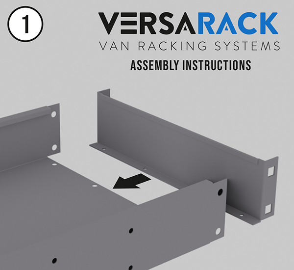 van racking asssembly step 1